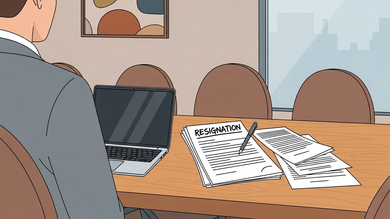 役員の辞任登記手続きを解説｜辞任届の書き方から法務局への申請手順まで