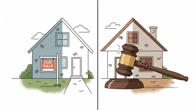 任意売却か競売か？法務・財務視点で比較するメリットと手続きの流れ