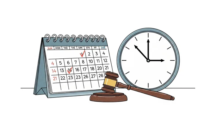 自己破産の手続き期間｜申立てから免責確定までの流れと目安